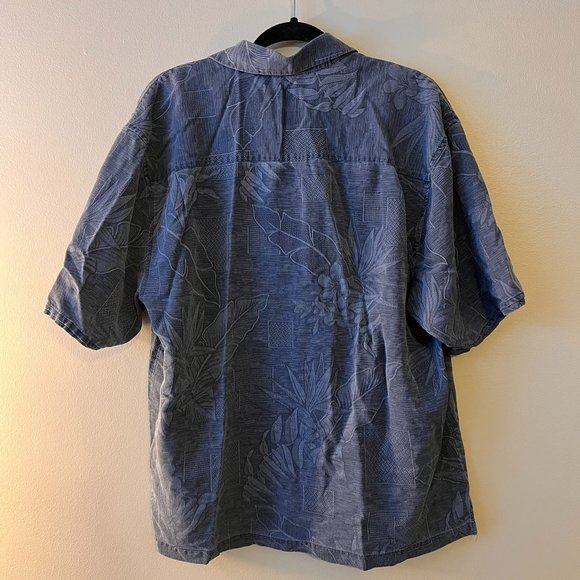 Jamaica Jaxx Men's Short Sleeve Button Up 100% Silk Size L (See Description) - Picture 2 of 5